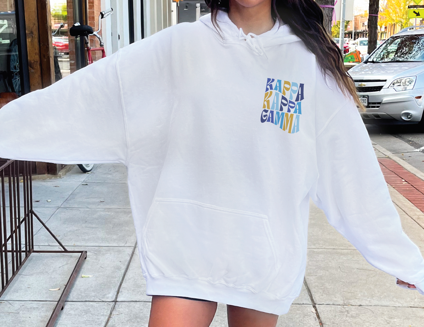 Kappa Kappa Gamma Oversized Shirt, Groovy Sorority Sweatshirt , Kappa Kappa Gamma Hoodie, KKG Sorority, Kappa Kappa Gamma Sorority Shirt, Kappa shirt