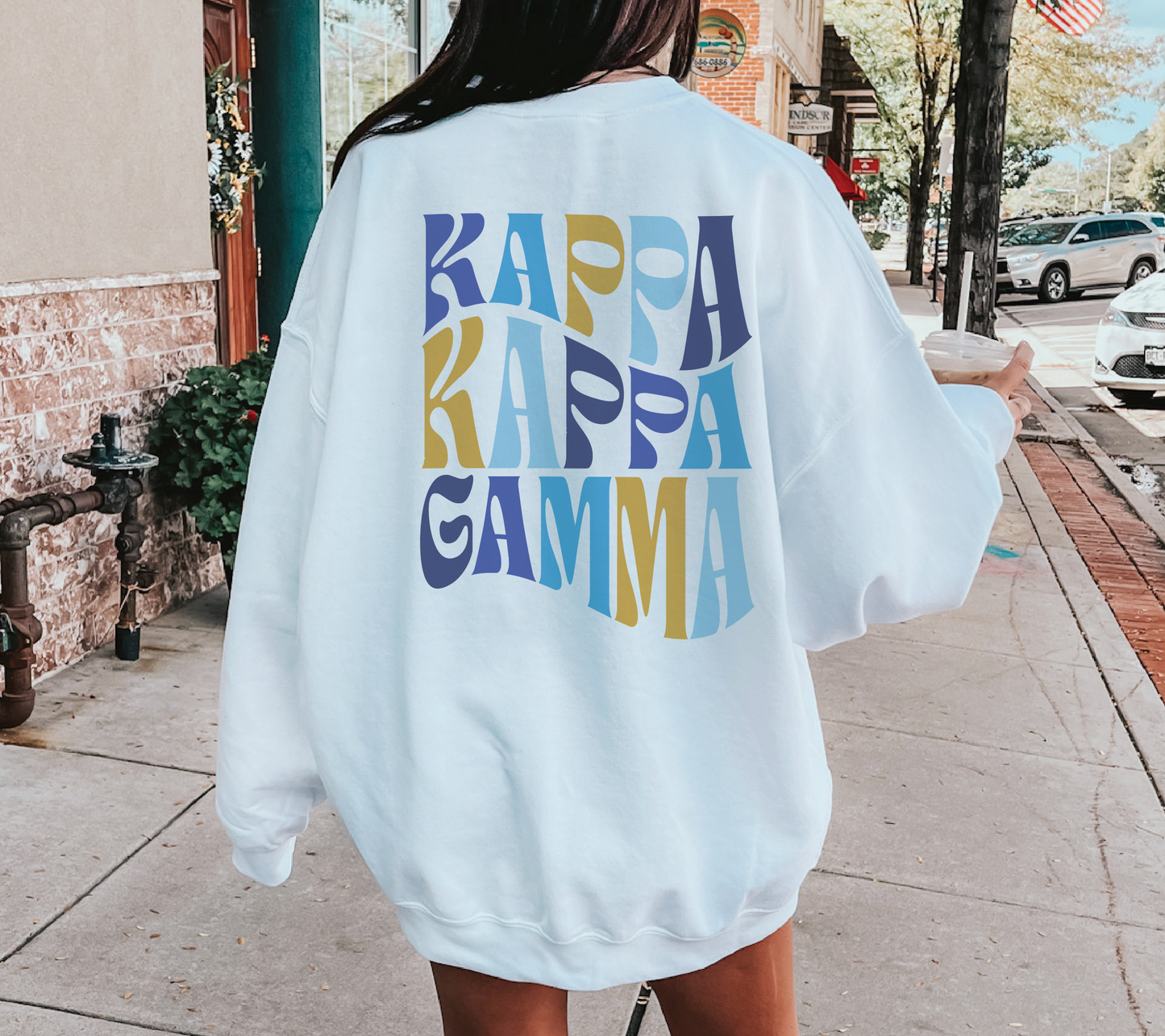 Kappa Kappa Gamma Oversized Shirt, Groovy Sorority Sweatshirt , Kappa Kappa Gamma Hoodie, KKG Sorority, Kappa Kappa Gamma Sorority Shirt, Kappa shirt