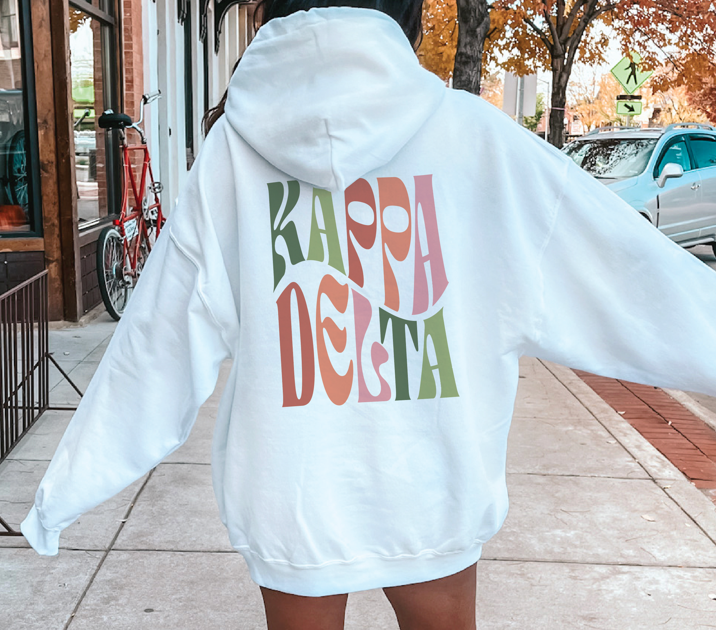 Kappa Delta Oversized Shirt, Groovy Sorority Sweatshirt , Kappa Delta Hoodie, Kappa Delta Sorority Shirt, Kay Dee Shirt