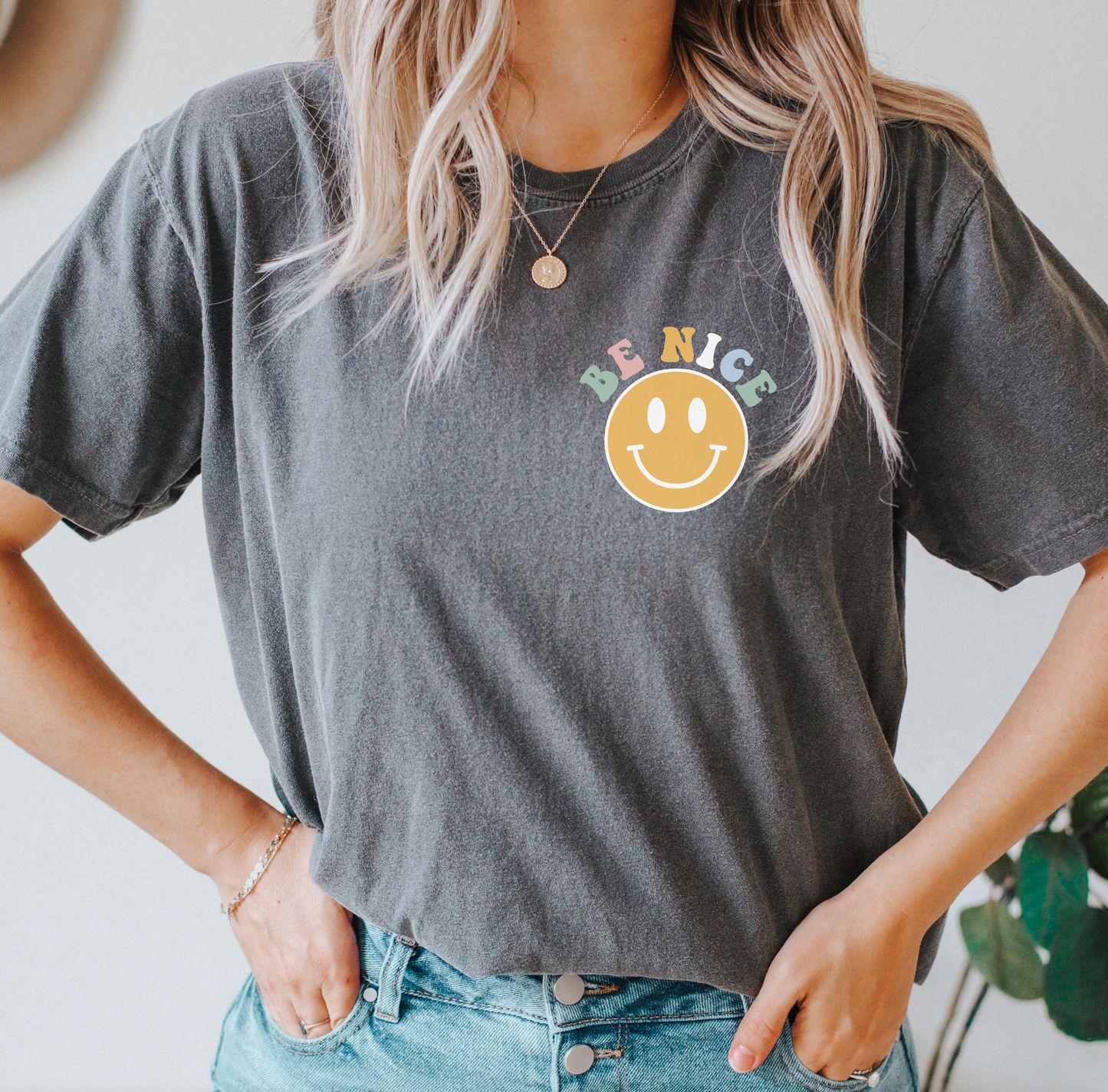 Be Nice Happy Face Shirt