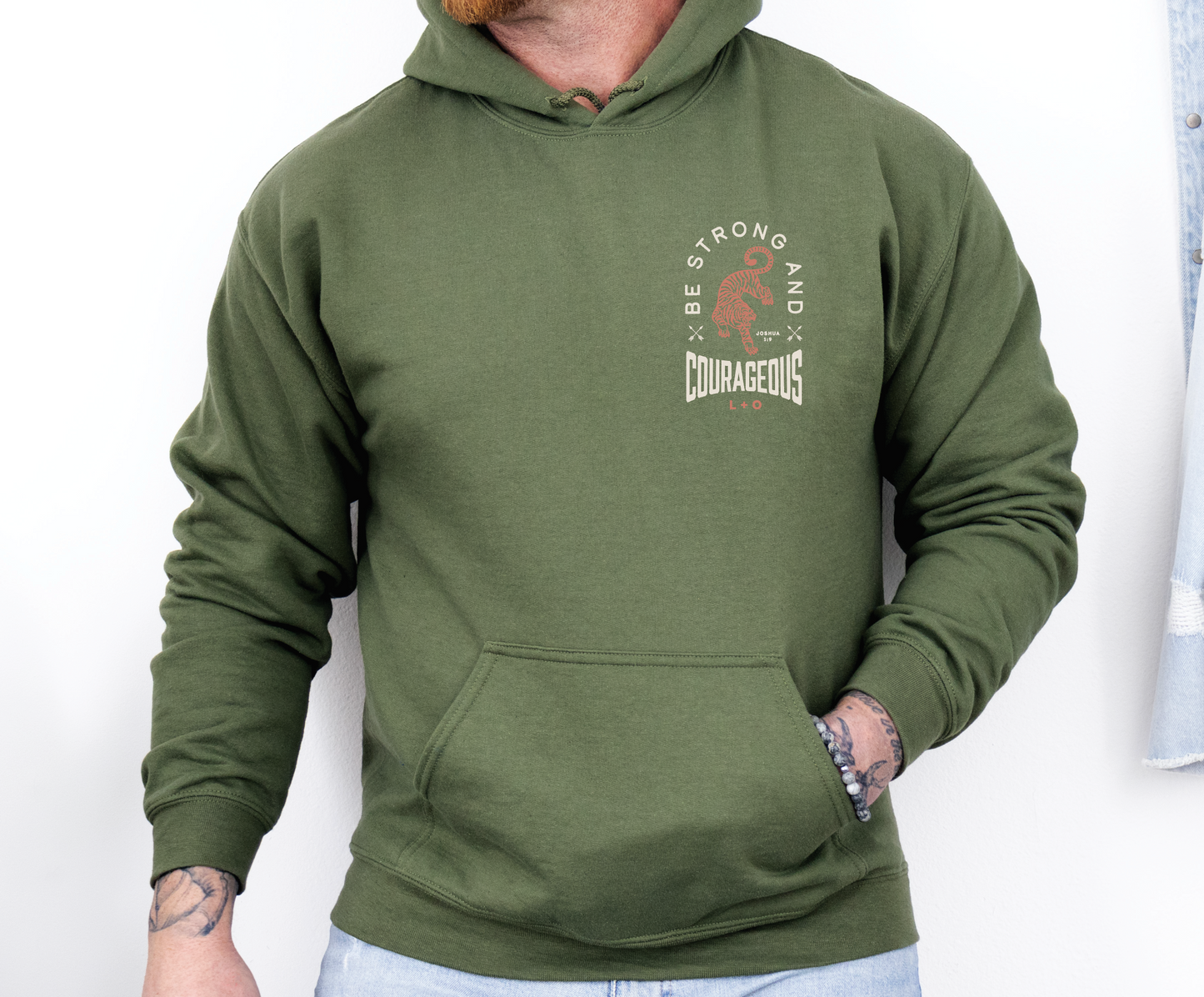 Be Strong and Courageous Hoodie