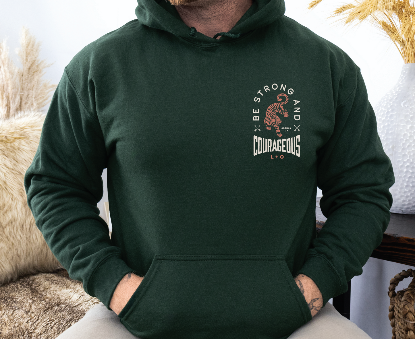 Be Strong and Courageous Hoodie