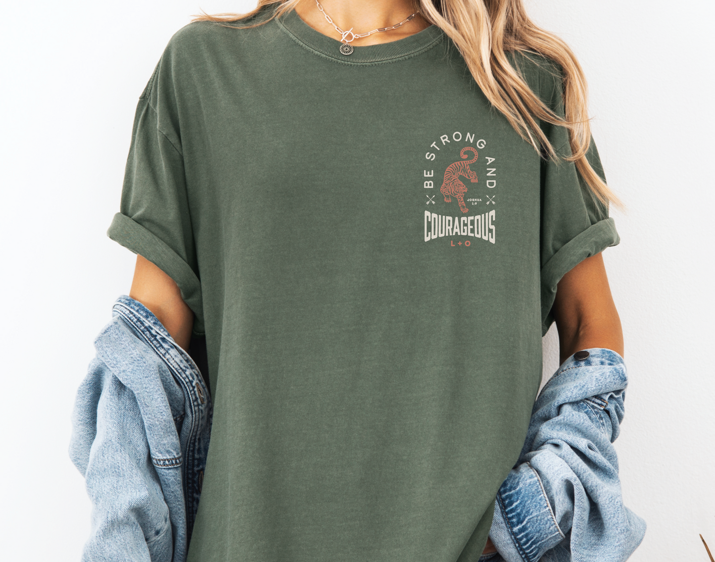 Be Strong and Courageous Christian Shirt