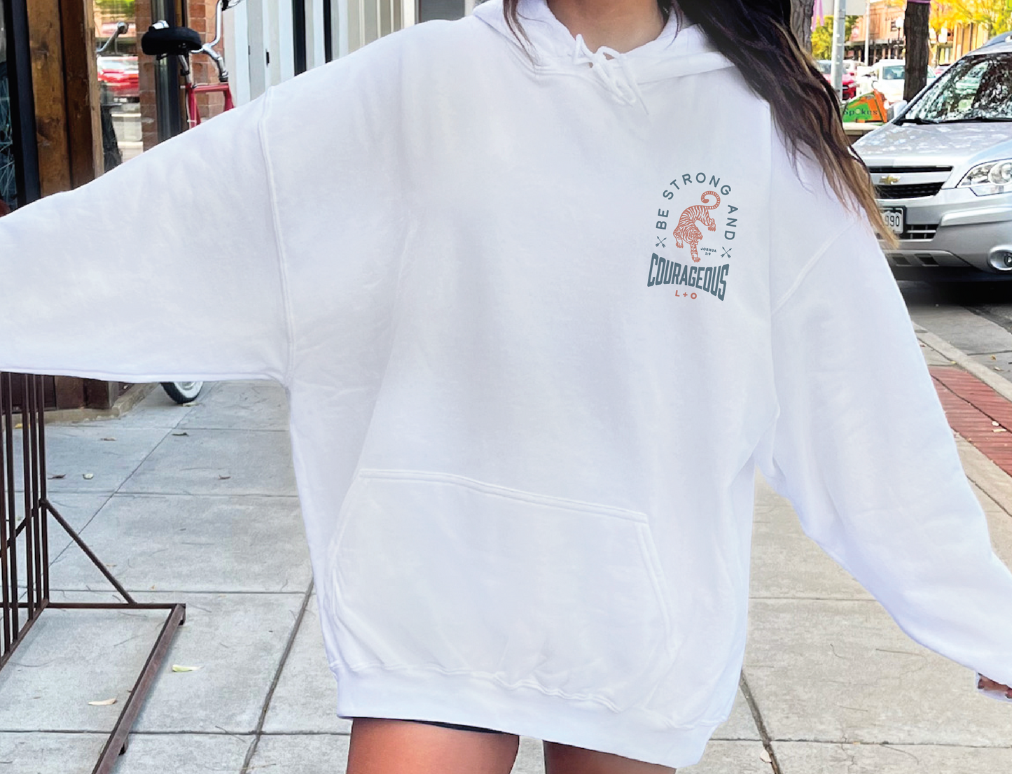 Be Strong and Courageous Hoodie
