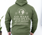 Men's Christian Bible Verse Hoodie, Go Make Disciples Hoodie, Matthew 28 Sweatshirt, Unisex Hoodie, Gift for Christian Women and Men
